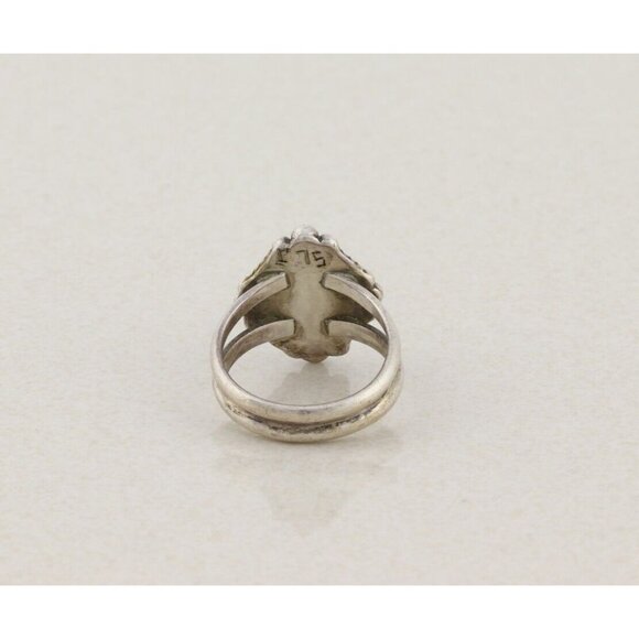 Sterling Silver Tiger's Eye Ring Size 7 - Picture 6 of 7